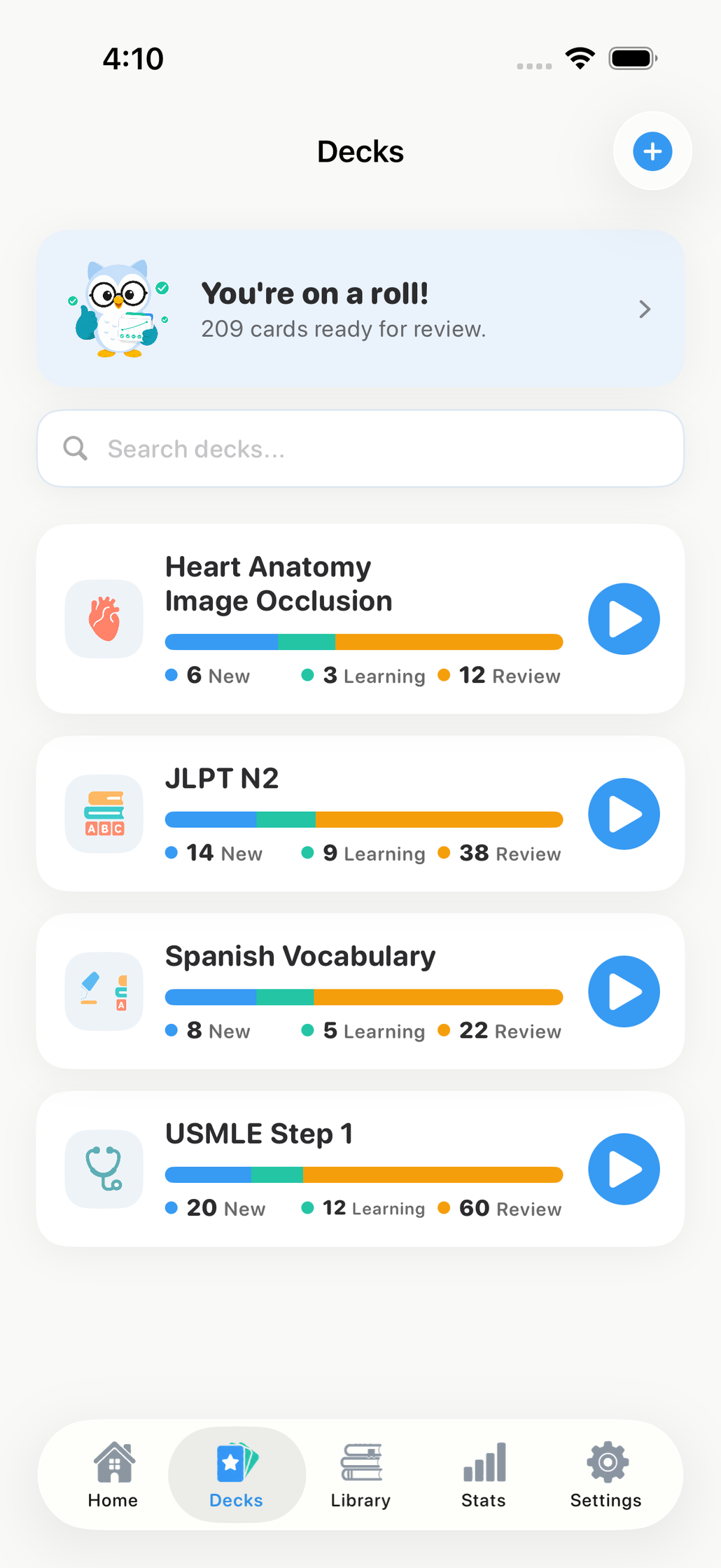 Guru decks home on iPhone